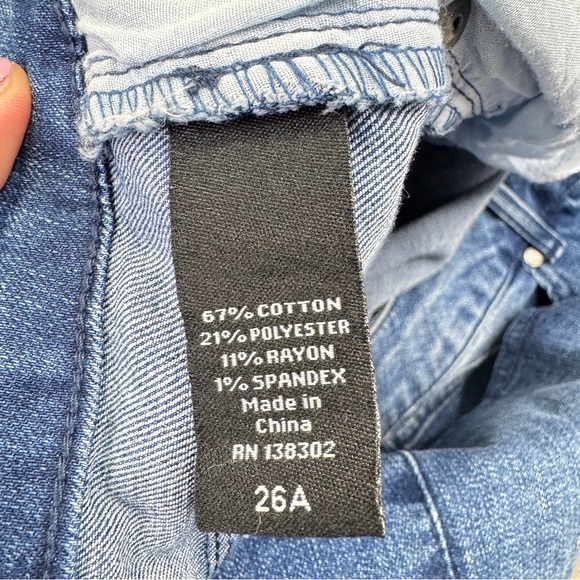 New Avenue Blue Denim Jeans Women’s size 26 A Stretch - Picture 14 of 14